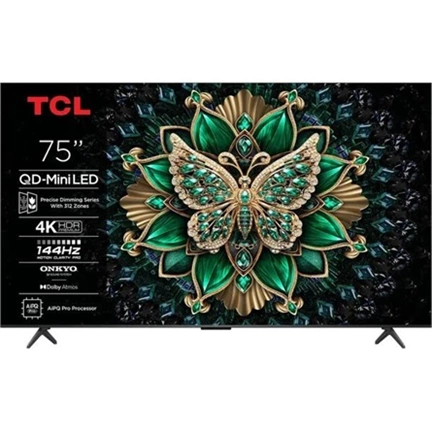 TCL 75" 75C6K QD-MiniLED 189cm 4K Google TV