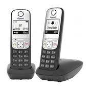 TEL GIGASET A690 DUO Black Dect