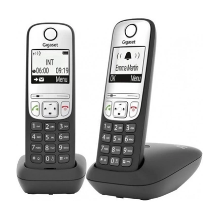 TEL GIGASET A690 DUO Black Dect