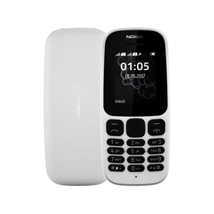 TEL NOKIA 105 (2017) DS Fehér