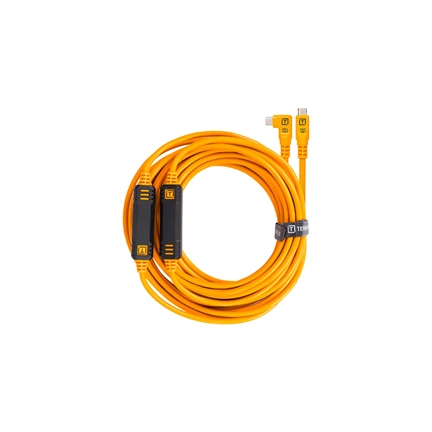 TETHER TOOLS TetherPro USB-C to USB-C,  (9.4m) - narancs