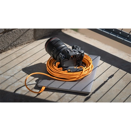 TETHER TOOLS TetherPro USB-C to USB-C,  (9.4m) - narancs