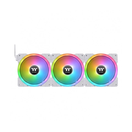 THERMALTAKE SWAFAN EX14 RGB PC Cooling Fan White TT Premium Edition (3-Fan Pack) THERMALTAKE SWAFAN EX14 RGB PC Cooling Fan White TT Premium Edition (3-Fan Pack)