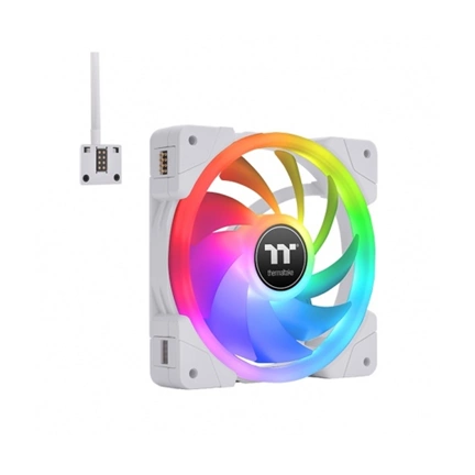 THERMALTAKE SWAFAN EX14 RGB PC Cooling Fan White TT Premium Edition (3-Fan Pack) THERMALTAKE SWAFAN EX14 RGB PC Cooling Fan White TT Premium Edition (3-Fan Pack)