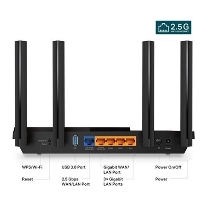 TP-LINK Archer AX55 Pro AX3000 Multi-Gigabit Wi-Fi 6 Router with 2.5G Port