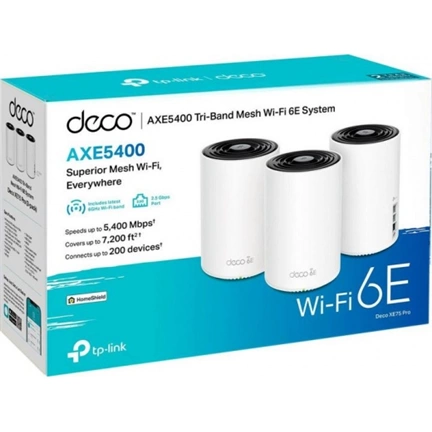 TP-LINK Deco XE75 AXE5400 Tri-Band Mesh Wi-Fi 6E R
