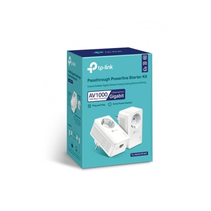 TP-LINK TL-PA7019P AV1000 Gigabit Passthrough Powerline Starter Kit