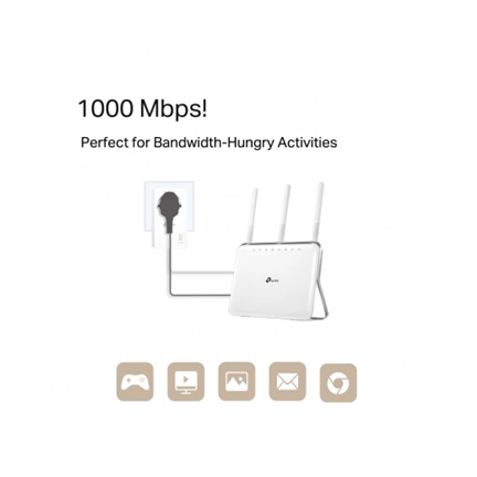 TP-LINK TL-PA7019P AV1000 Gigabit Passthrough Powerline Starter Kit