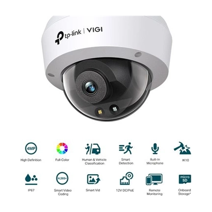 TP-LINK Vigi C240 4MP Full-Color Dome Network Camera (2.8mm)