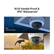 TP-LINK Vigi C240 4MP Full-Color Dome Network Camera (2.8mm)