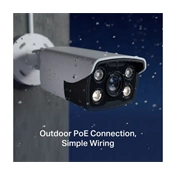 TP-LINK Vigi C340 4MP Outdoor Full-Color Bullet Network Camera (4mm)