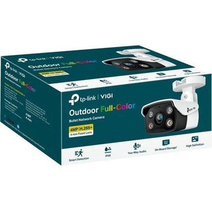 TP-LINK Vigi C340 4MP Outdoor Full-Color Bullet Network Camera (4mm)