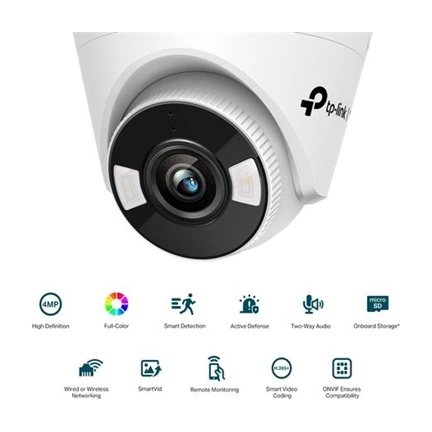 TP-LINK Vigi C440-W 4MP Full-Color Wi-Fi Turret Network Camera (4mm)