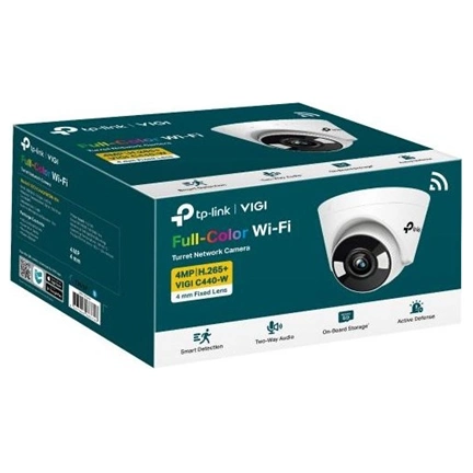 TP-LINK Vigi C440-W 4MP Full-Color Wi-Fi Turret Network Camera (4mm)