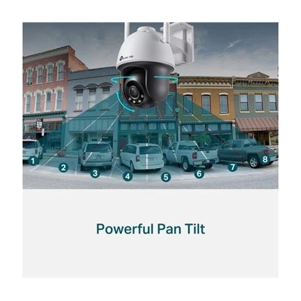 TP-LINK Vigi C540-W 4MP Outdoor Full-Color Wi-Fi Pan Tilt Network Camera (4mm)