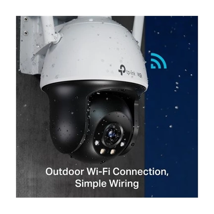 TP-LINK Vigi C540-W 4MP Outdoor Full-Color Wi-Fi Pan Tilt Network Camera (4mm)