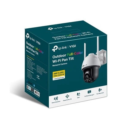 TP-LINK Vigi C540-W 4MP Outdoor Full-Color Wi-Fi Pan Tilt Network Camera (4mm)