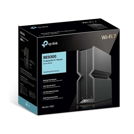 TP-Link Archer BE550 Wi-Fi 7 router - háromsávos, BE9300, 5db 2,5Gb-es port, EasyMesh kompatibilis TP-Link Archer BE550 Wi-Fi 7 router - háromsávos, BE9300, 5db 2,5Gb-es port, EasyMesh kompatibilis