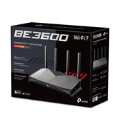 TP-Link Archer GE230 Wi-Fi 7 router játékhoz - kétsávos, BE3600, 2db 2.5Gb-es port, EasyMesh