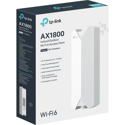 TP-Link Festa F61 Access Point WiFi 6 AX1800 MU-MIMO Gigabites, mennyezetre szerelhető