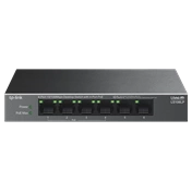 TP-Link LS106LP switch - asztali, 6 port, 10/100MB/s, 4 porton PoE
