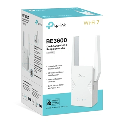 TP-Link RE225BE - BE3600 Dual-Band Wi-Fi 7 Range Extender