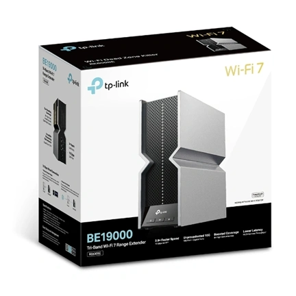 TP-Link RE800BE - BE19000 Tri-Band Wi-Fi 7 Range Extender