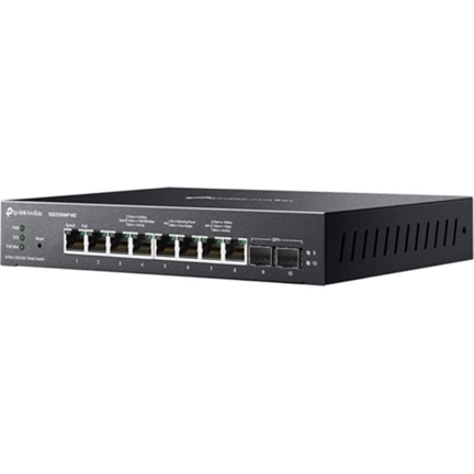 TP-Link SG2210XMP-M2 smart switch - Omada, 8db 2.5GBASE-T és 2db 10GE SFP+ port, 8 porton PoE+ TP-Link SG2210XMP-M2 smart switch - Omada, 8db 2.5GBASE-T és 2db 10GE SFP+ port, 8 porton PoE+