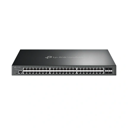 TP-Link SG3452X switch - Omada, 48db gigabites és 4db 10GE SFP+ port, L2+, menedzselt