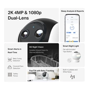 TP-Link Tapo C840 két objektíves okos bébikamera