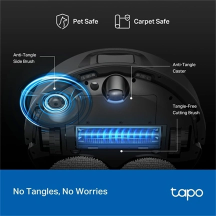 TP-Link Tapo RV50 Pro Omni robotporszívó + fejlett öntisztító dokkolóállomás