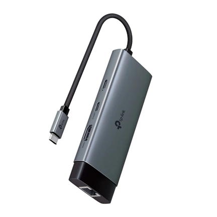 TP-Link UH6120C notebook dokkoló USB-C 100W PD, HDMI 4K@60Hz, USB-A/C 5Gbps, Gigabit Ethernet