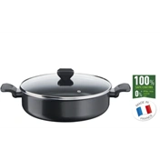 Tefal B5677253 Simply Clean red pároló serpenyő, 28 cm + fedő