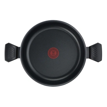 Tefal B5677253 Simply Clean red pároló serpenyő, 28 cm + fedő