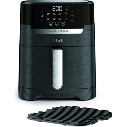 Tefal EY505815 Easy Fry & Grill 2 az 1-ben a légkeveréses fritőz fekete 4,6 l