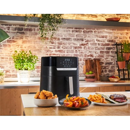 Tefal EY505815 Easy Fry & Grill 2 az 1-ben a légkeveréses fritőz fekete 4,6 l