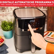 Tefal EY505815 Easy Fry & Grill 2 az 1-ben a légkeveréses fritőz fekete 4,6 l