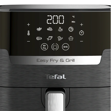 Tefal EY505815 Easy Fry & Grill 2 az 1-ben a légkeveréses fritőz fekete 4,6 l