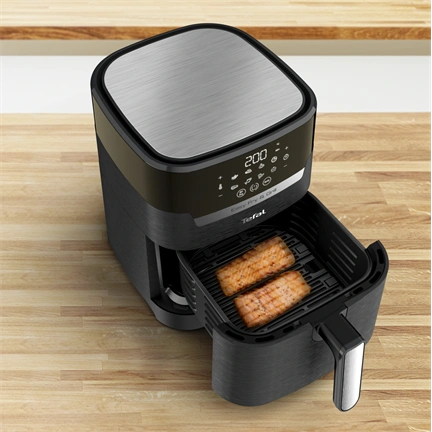 Tefal EY505815 Easy Fry & Grill 2 az 1-ben a légkeveréses fritőz fekete 4,6 l