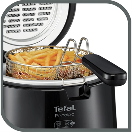 Tefal FF230831 Principio mini olajsütő fekete 1,2 l