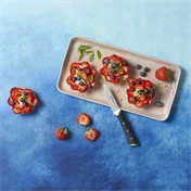 Tefal K2325S75 ICE FORCE műanyag késtartó + 4 kés (kenyérvágó kés, szakácskés, faragókés, univerzális kés)