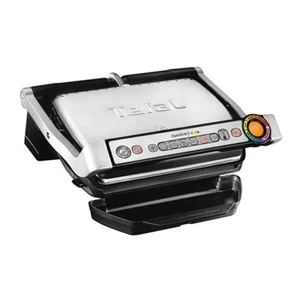 Tefal OptiGrill+ grillsütő gofri kiegészítővel ezüst 2000 W