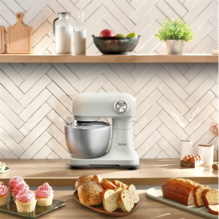 Tefal QB140AF0 Bake Easy Rise konyhai robotgép krémszínű