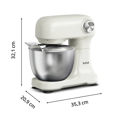 Tefal QB140AF0 Bake Easy Rise konyhai robotgép krémszínű