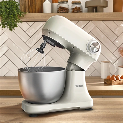 Tefal QB140AF0 Bake Easy Rise konyhai robotgép krémszínű