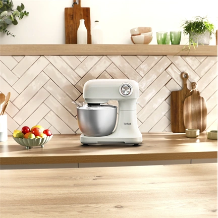 Tefal QB140AF0 Bake Easy Rise konyhai robotgép krémszínű