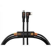 TetherPro Optima 10G USB-C, 4.6m, Straight to Right, (fekete)