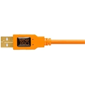TetherPro USB 2.0 A to Mini-B 8 pin 15  ORG