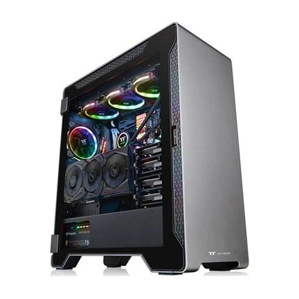 Thermaltake A500 Aluminum Tempered Glass Edition táp nélküli ATX számítógépház aluminum Thermaltake A500 Aluminum Tempered Glass Edition táp nélküli ATX számítógépház aluminum