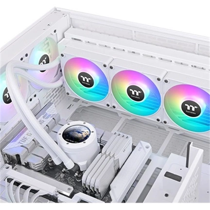 Thermaltake TH360 V2 Ultra EX komplett vízhűtőrendszer - szinkronizált ARGB, hófehér